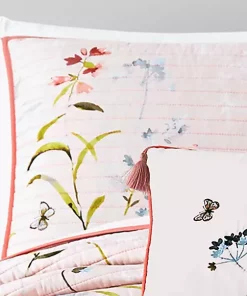 Brand new 👍 J by J Queen New York Beatrice Rose Quilted Sham ❤️ -J Queen Shop Belk 700