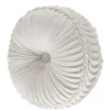 Promo ❤️ J Queen New York Lauralynn White Tufted Round Decorative Throw Pillow ⌛ -J Queen Shop Belk 722