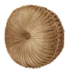 Best deal ❤️ J Queen New York Sicily Gold Tufted Round Pillow 👏 -J Queen Shop Belk 729