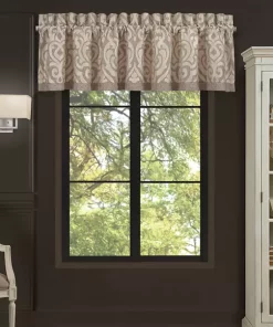 Flash Sale ๐ J Queen New York Milan Oatmeal Window Straight Valance ๐