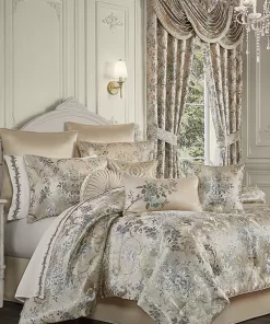 Best Sale 🧨 J Queen New York Jacqueline Ivory Tufted Round Decorative Throw Pillow 👏 -J Queen Shop Belk 781