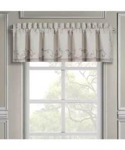 Best deal ✨ J Queen New York Angeline Beige Window Straight Valance 🤩