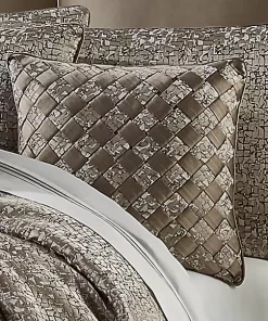 Best Pirce 🧨 J Queen New York Cracked Ice 18 Inch Square Decorative Throw Pillow ⭐ -J Queen Shop Belk 827