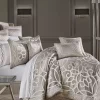 Best Sale 🥰 J Queen New York Deco Silver 4-Piece Comforter Set 🎁 -J Queen Shop Belk 89