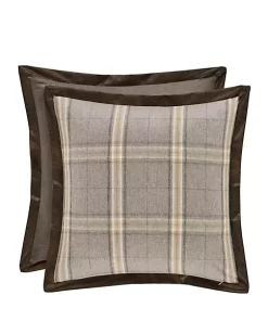 New 🥰 J Queen New York Jaspen Gray Euro Sham 🔔 -J Queen Shop Belk 895