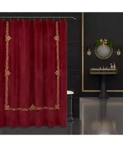 Best Sale 🧨 J Queen New York Noelle - Shower Curtain Shower Curtain 🔔