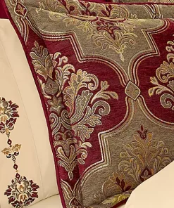 Wholesale ✨ J Queen New York Maribella Crimson Comforter Set ✔️ -J Queen Shop Belk 9