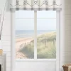 Hot Sale ⌛ J Queen New York Shore Ivory Window Straight Valance 😍 -J Queen Shop Belk 928